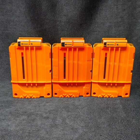 NERF N Strike Elite Magazine Clip 6 x3 Dart Quick Reload Soft Dart Ammo Clips - Picture 3 of 7